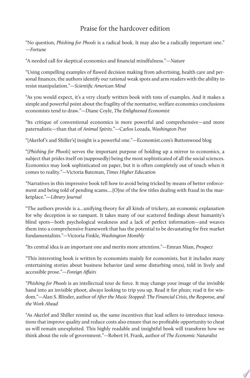 Phishing for Phools | Exploring Economics