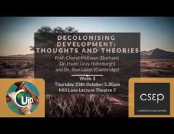 Decolonise Development: Thoughts and Theories