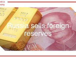 Russia sells foreign reserves
