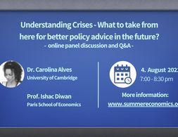 Understanding Crises - What to take from here for better policy advice in the future?