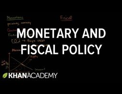 Monetary and fiscal policy | Aggregate demand and aggregate supply | Macroeconomics