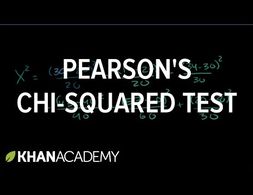 Pearson's chi square test (goodness of fit) | Probability and Statistics | Khan Academy
